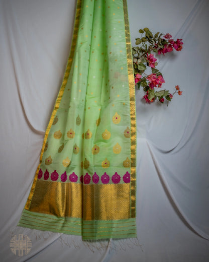 Asma Kesa Paat Silk Mekhela Sador