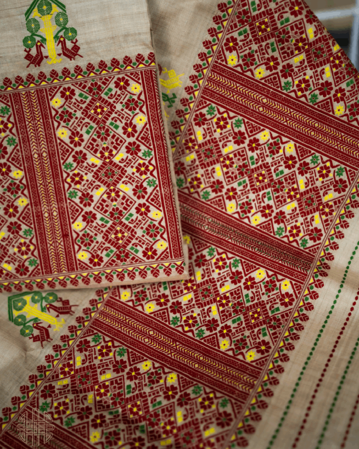 Mohati Muga Silk Mekhela Sador