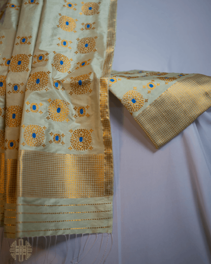 Zariza Paat Silk Mekhela Sador