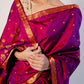 Mohini Purple-Pink Paat Silk Mekhela Sador