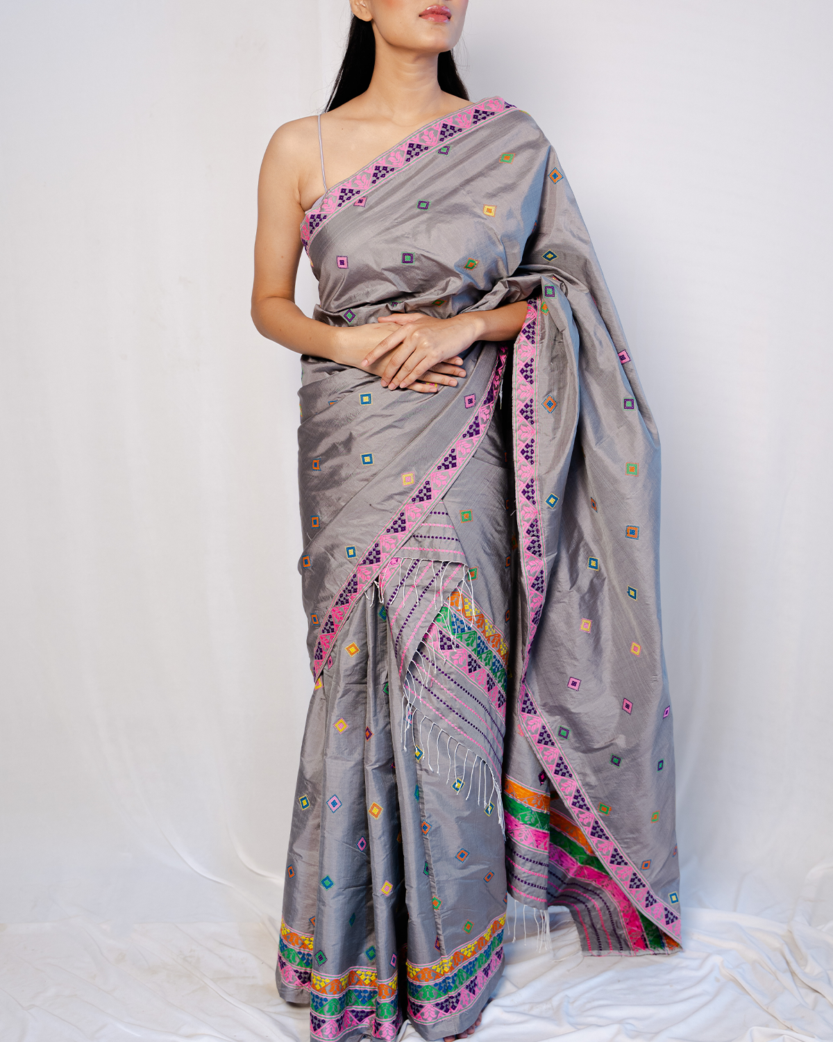 Divine Fabrics Woven Mekhela Chador Cotton Silk Saree - Price History