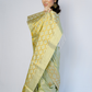 Amara Green-Gold Paat Silk Saree