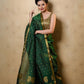 Aayat Green Kesa Paat Silk Mekhela Sador