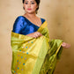 Gauri Green Paat Silk Mekhela Sador