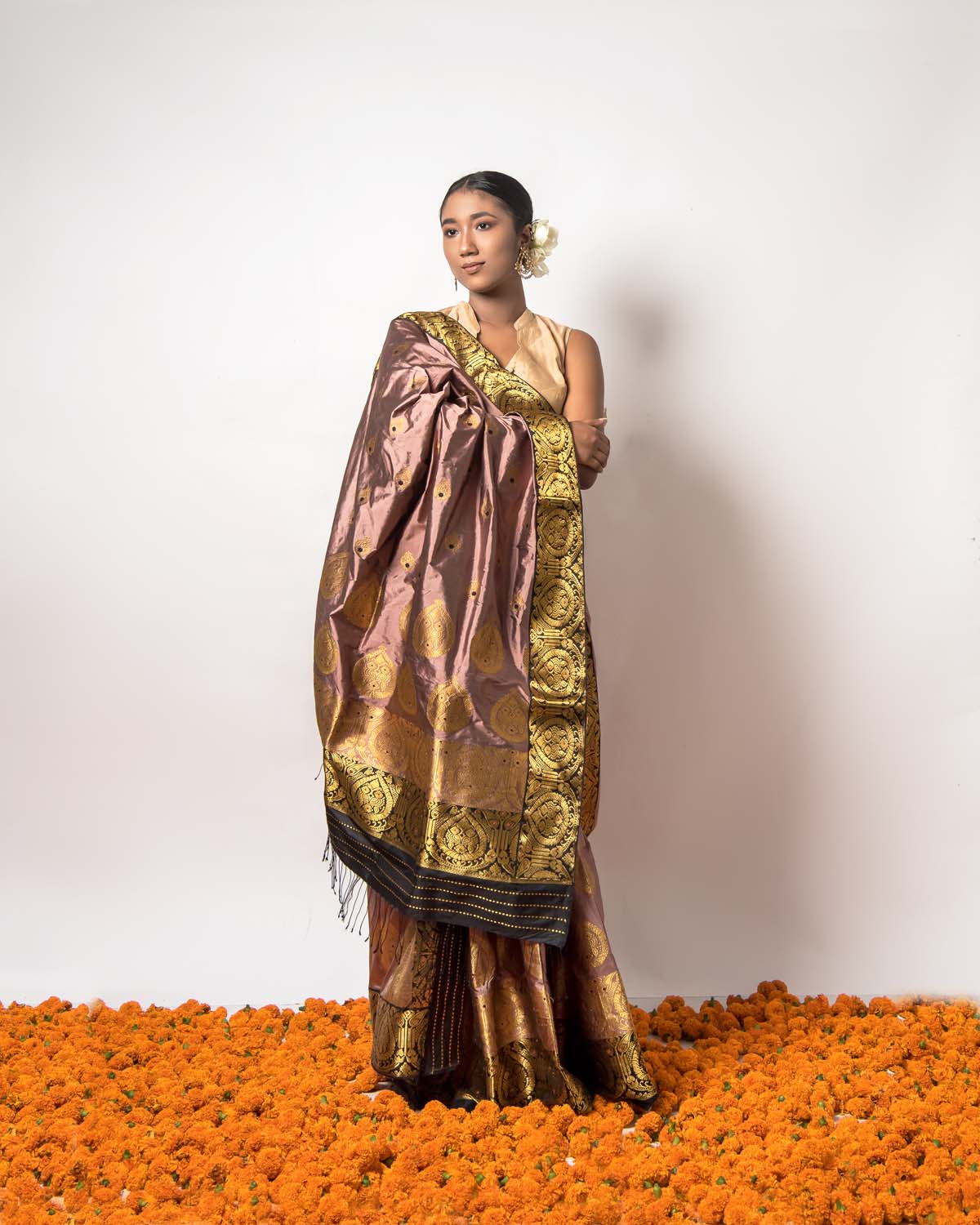 Jamuni Purple Paat Silk Mekhela Sador – Sereki.in