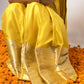 Kasturi Mustard Yellow Paat Silk Mekhela Sador