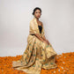 Rathi Husky Gold-Brown Paat Silk Mekhela Sador