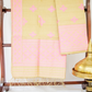 Prajanma Yellow Haze-Pink Muga Silk Mekhela Sador